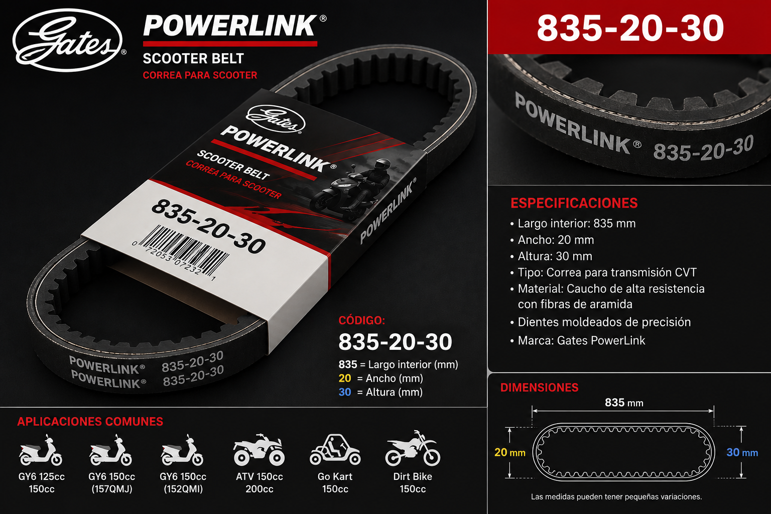 Belt 835-20-30