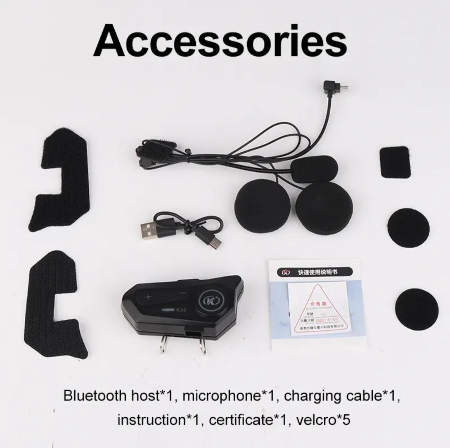 Intercomunicador para Motos K30