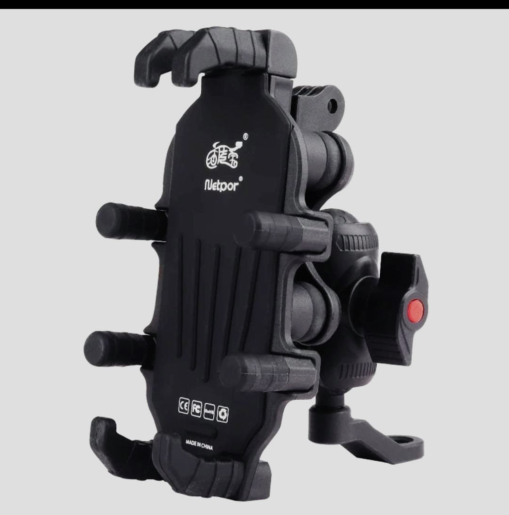 Anti-vibration cell phone holder