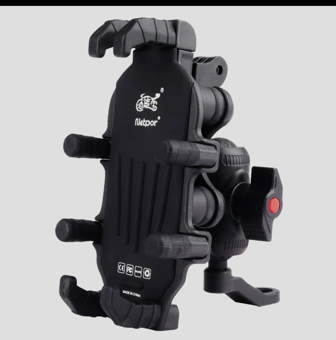 Anti-vibration cell phone holder