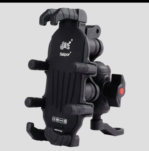 Anti-vibration cell phone holder